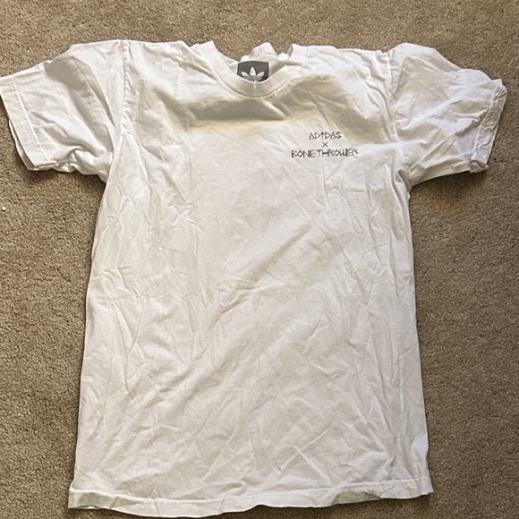 Adidas White Graphic Men's Tee RARE - Picture 1 of 2